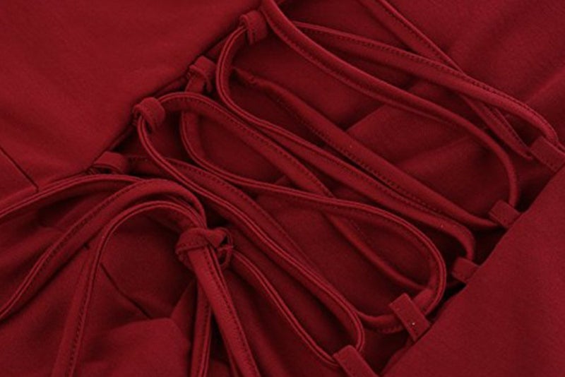 Pengfei Womens Renaissance Costumes Hooded Robe Lace Up Vintage Pullover High Low Long Hoodie Dress - Image 5