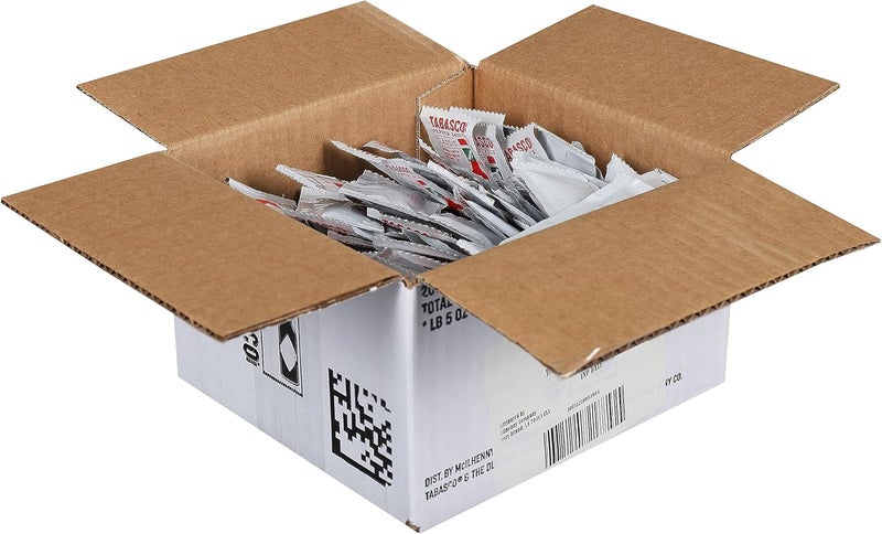 TABASCO Brand Original Red Pepper Sauce - Medium Hot Sauce Packets, 200 Count, 0.1 Oz Each, Perfect for Dips and Tacos - Image 2