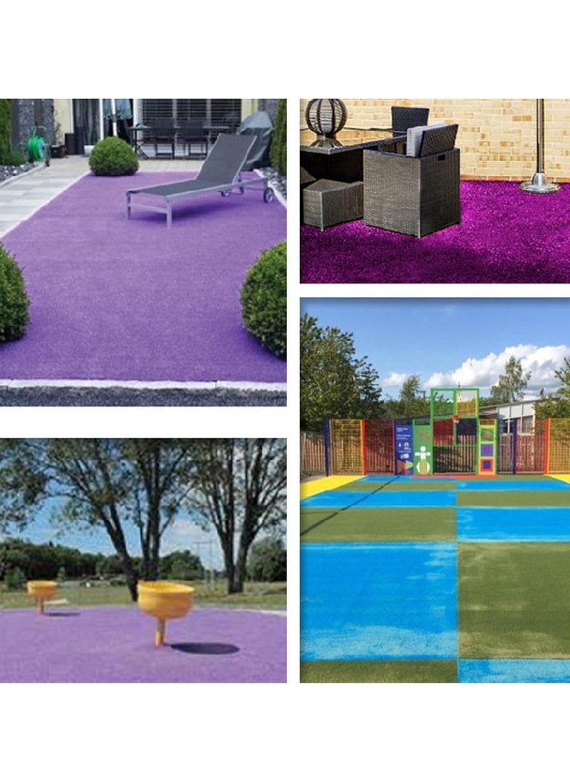 Generic - Artificial Turf Grass Purple Coloured 6mm Thickness - Image 1