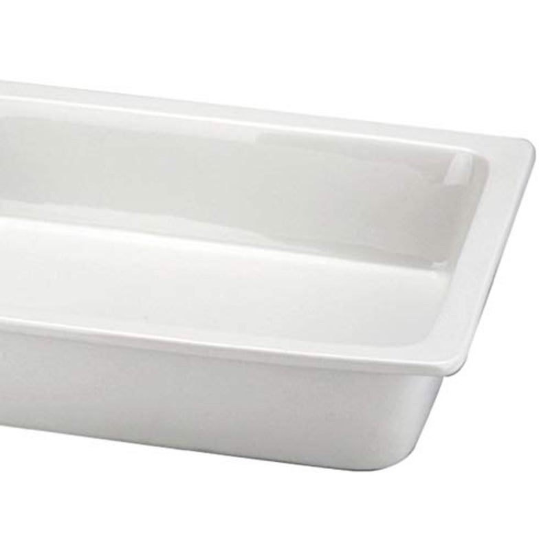 Rectangular High-Temperature Tempered Porcelain Food Pan C88217, 2.8 Litre, 32 x 26 cm, White - Image 5