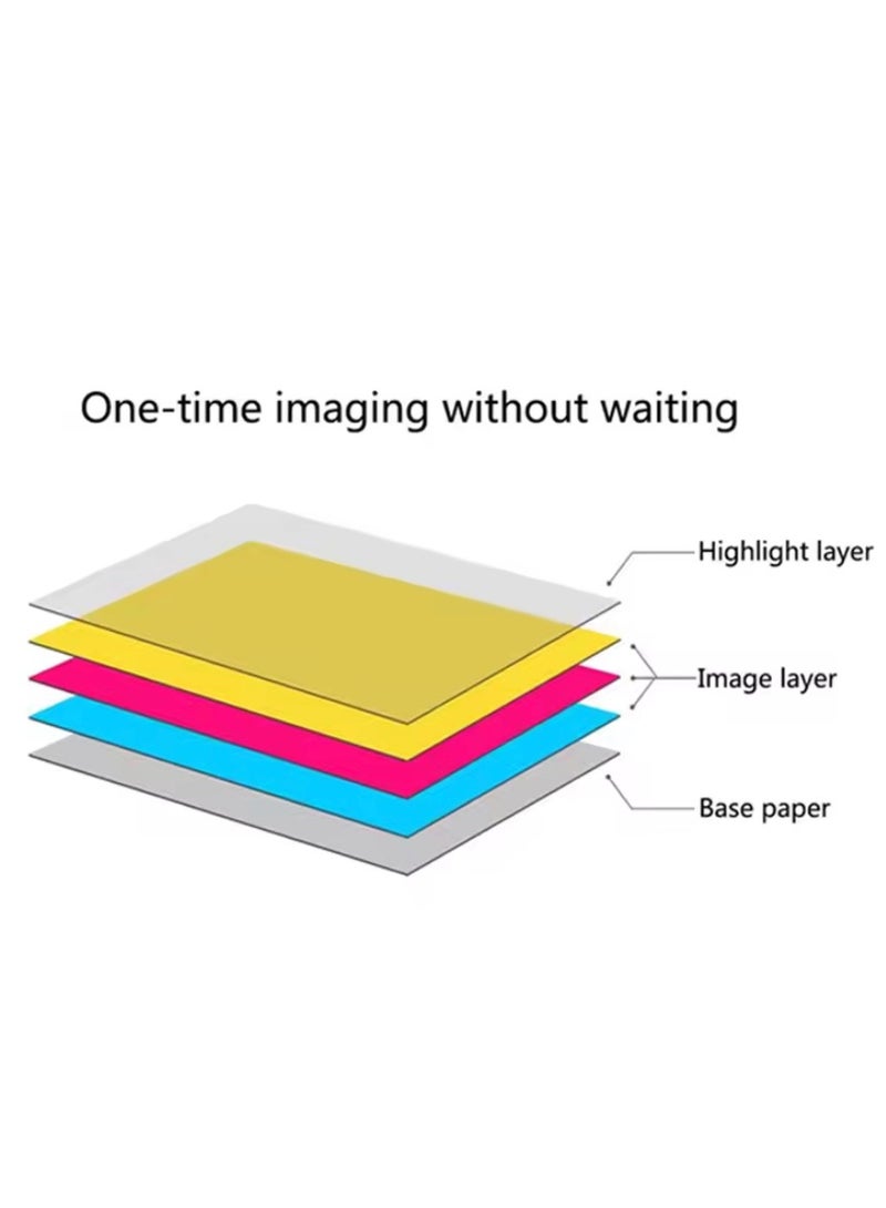 Xiaomi Mi Portable Photo Printer Paper Sheets ZINK Self-adhesive for Xiaomi Pocket Photo Printer 2x3-inch 50-sheets Photo Printer Paper  - Image 4