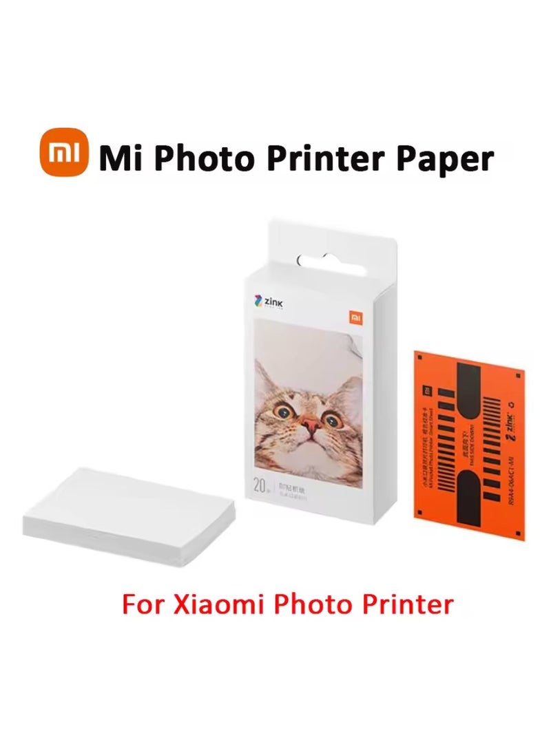 Xiaomi Mi Portable Photo Printer Paper Sheets ZINK Self-adhesive for Xiaomi Pocket Photo Printer 2x3-inch 50-sheets Photo Printer Paper  - Image 2