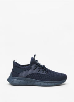Oaklan by Shoexpress Men Textured Sports Shoes with Lace Detail  - Image 1