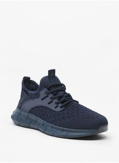 Oaklan by Shoexpress Men Textured Sports Shoes with Lace Detail  - Image 2