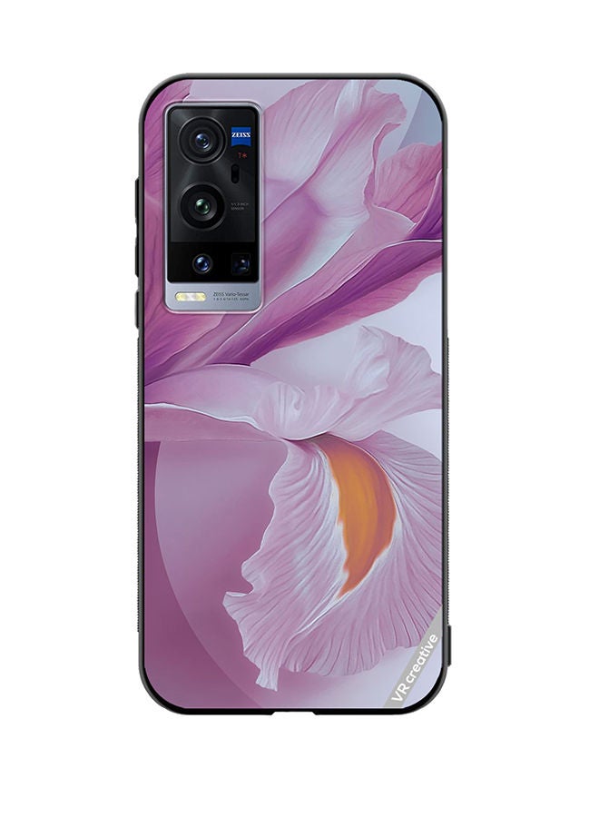 VR CREATIVE Protective Case Cover For Vivo X60 Pro Plus Flower Design Multicolour - Image 1