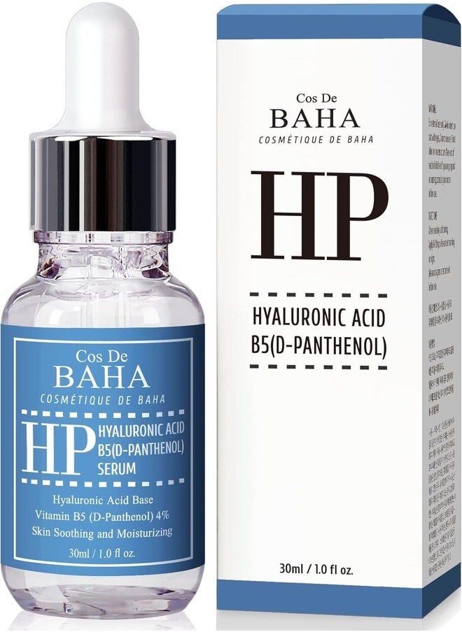 Cos De BAHA - Cos De BAHA Vitamin B5 4% + Hyaluronic Acid Serum 30ml - Hydrating Face + Anti Wrinkle, D-Panthenol - Image 1