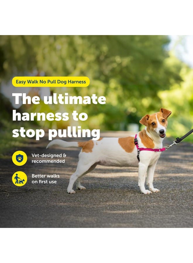 PetSafe Easy Walk No-Pull Dog Harness - The Ultimate Harness to Help Stop Pulling - Take Control & Teach Better Leash Manners - Helps Prevent Pets Pulling on Walks - Small, Red/Black - Image 2