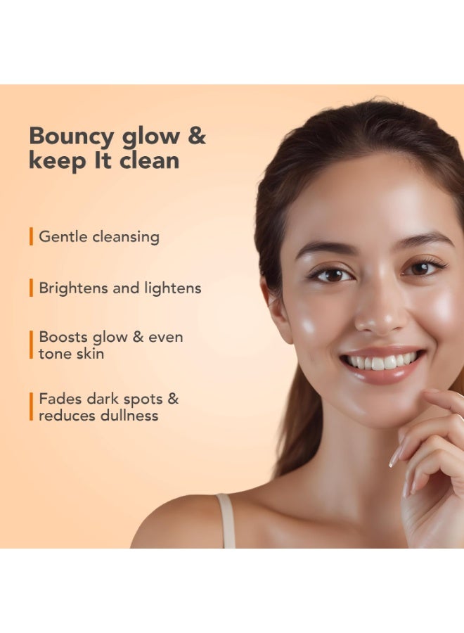 O3+ Vitamin C Face Wash Glow For Daily Brightening & Gentle Cleansing 60g (Pack of 2) - Image 2