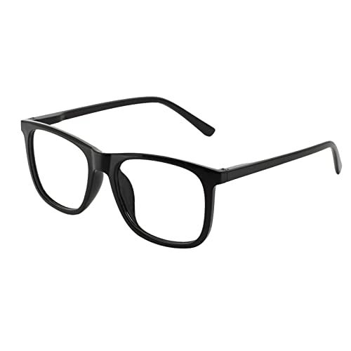 AEZUNI Extra Large Reading Glasses 1.0 Oversized Square Men Readers 1.00 1.25 1.50 1.75 2.00 2.25 2.50 2.75 3.00 3.50 4.00 5.00 6.00 (Black) - Image 1