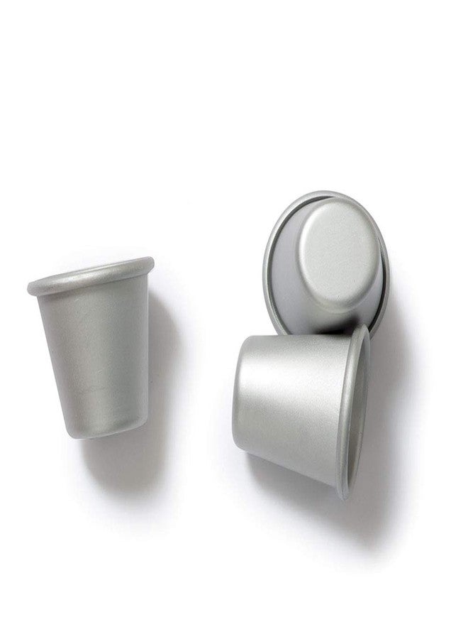 DECORA 62961 10 Anodized Aluminum Baba' Mould Dimension : ø 3 x ø 2 x 3.5 h cm - Image 2