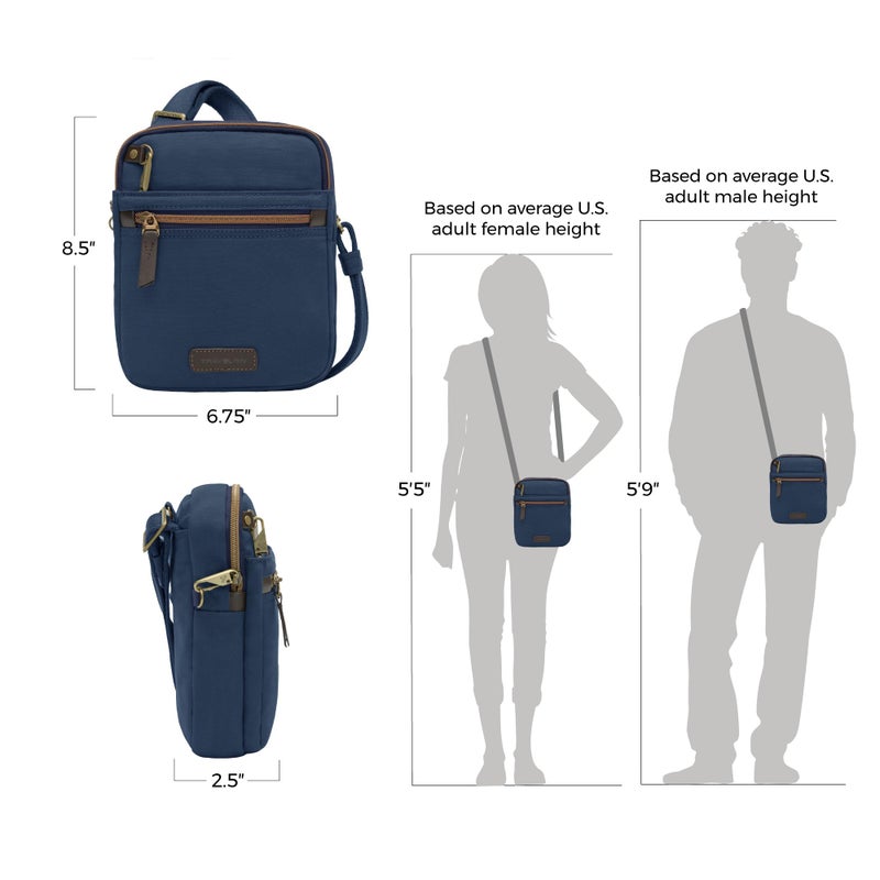 Travelon Anti-Theft Courier Small N/S Slim Bag - Image 2