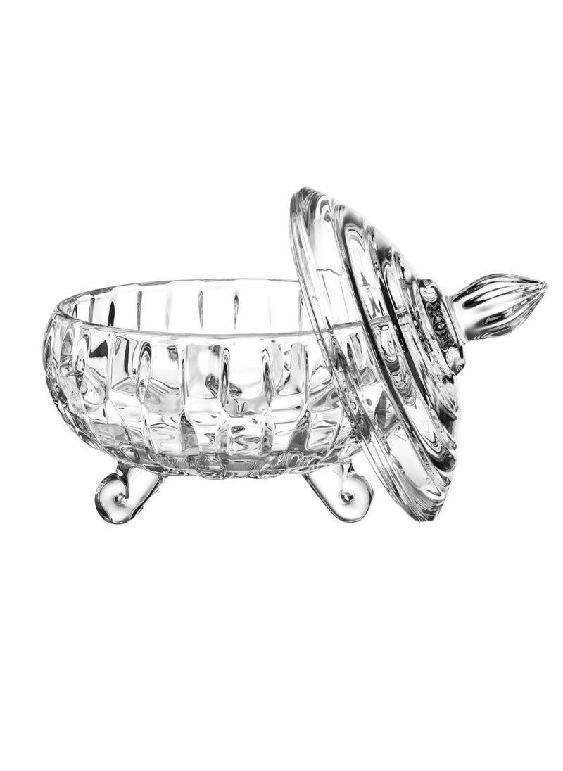 Blinkmax Multi-purpose clear glass candy and nut box  - Image 2