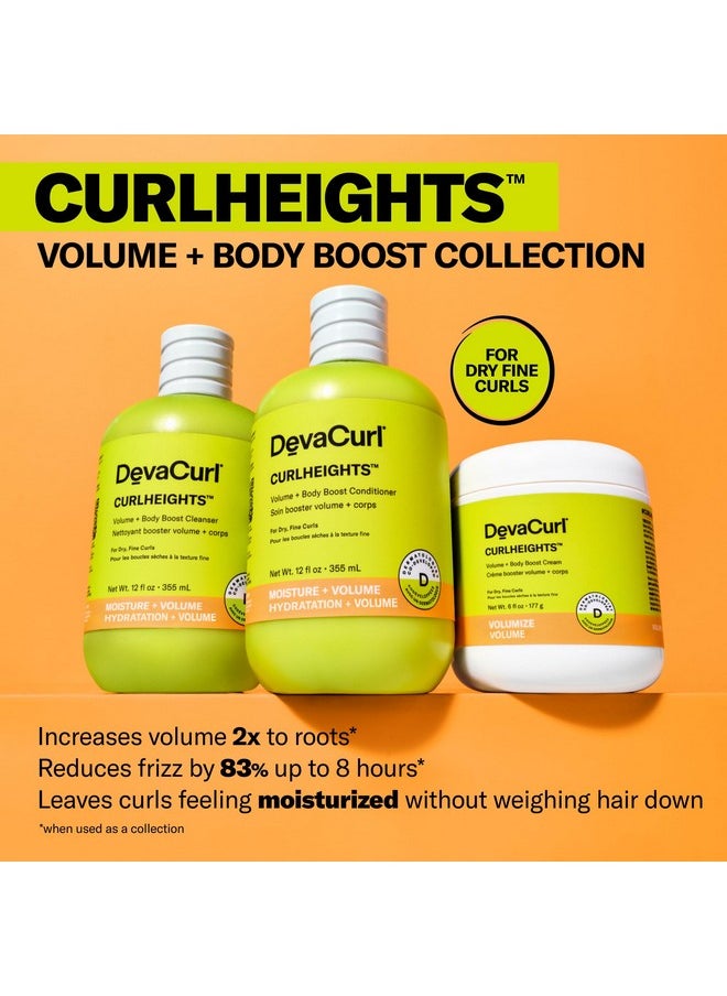 DevaCurl - Curlheights Volume + Body Boost Cleanser, 12 Oz - Image 1