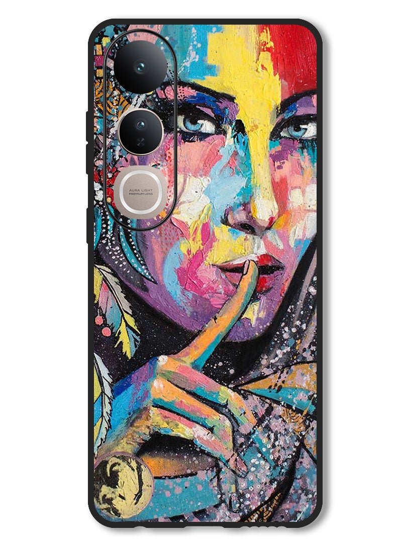 Theodor Case Compatible with Vivo V50 Lite Protection Shockproof Bumper Cover Face - Image 1