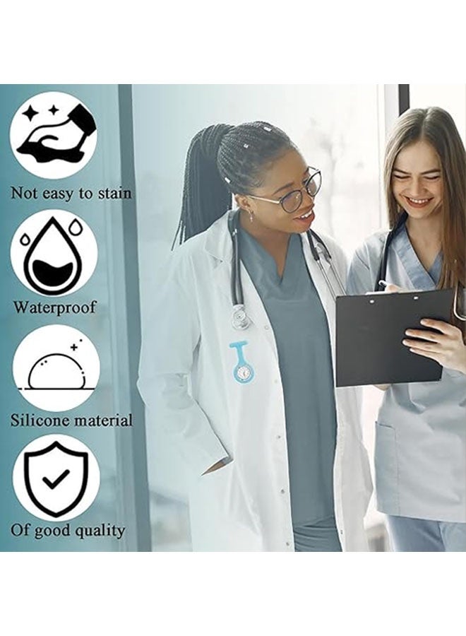 3 ساعات جيب للممرضات والعاملين في مجال الرعاية الصحية - سهلة الحمل، مناسبة للأطباء والمسعفين - Image 4