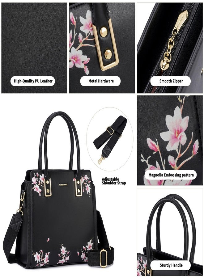 Pomelo Best Purses and Handbags for Women, PU Leather Tote Shoulder Bag Satchel Top Handle for ladies - Image 4