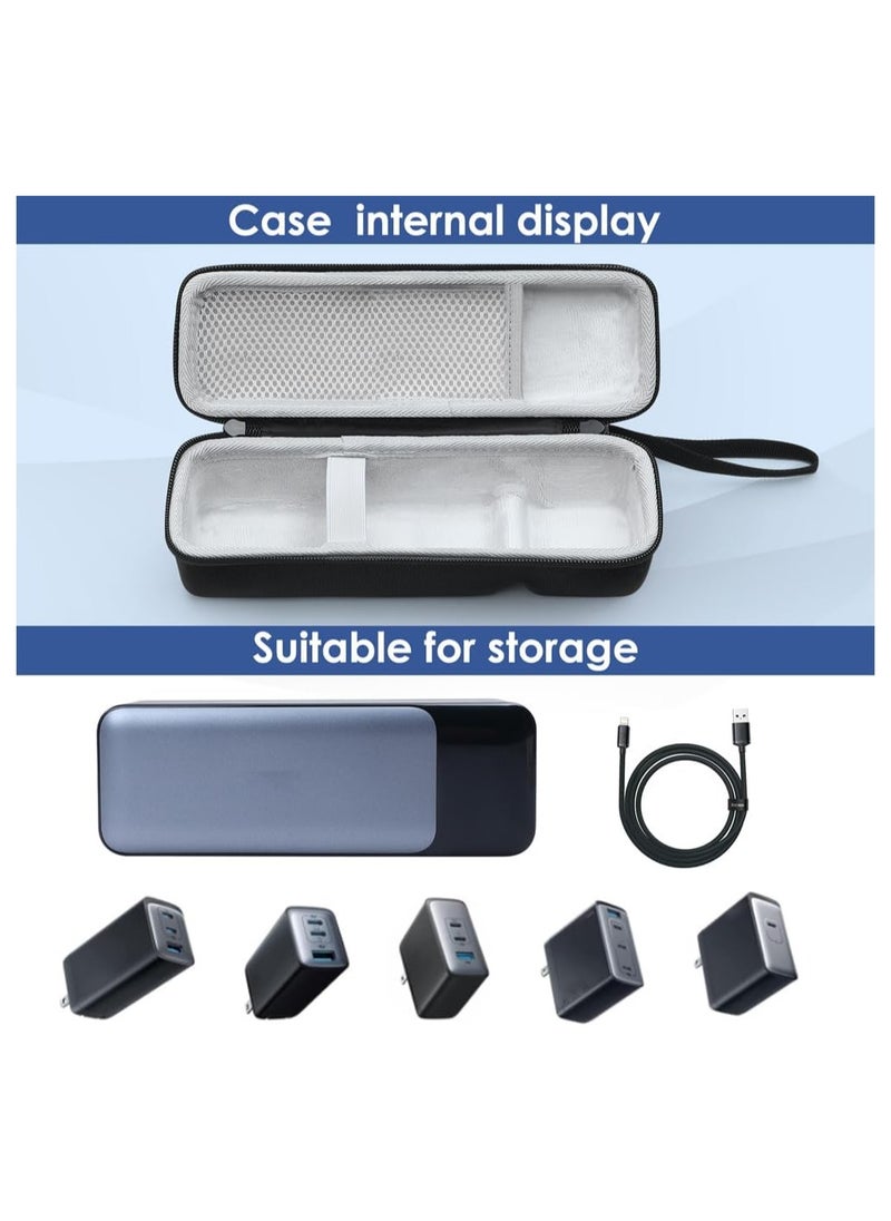 SYOSI Hard Carrying Case, for Anker 737 Power Bank (PowerCore 24K) and Anker Prime Power Bank 27650mAh 250W, Fast Foldable Wall PowerBank Bag Portable Fashion Travel Case Hard Storage Case  - Image 2