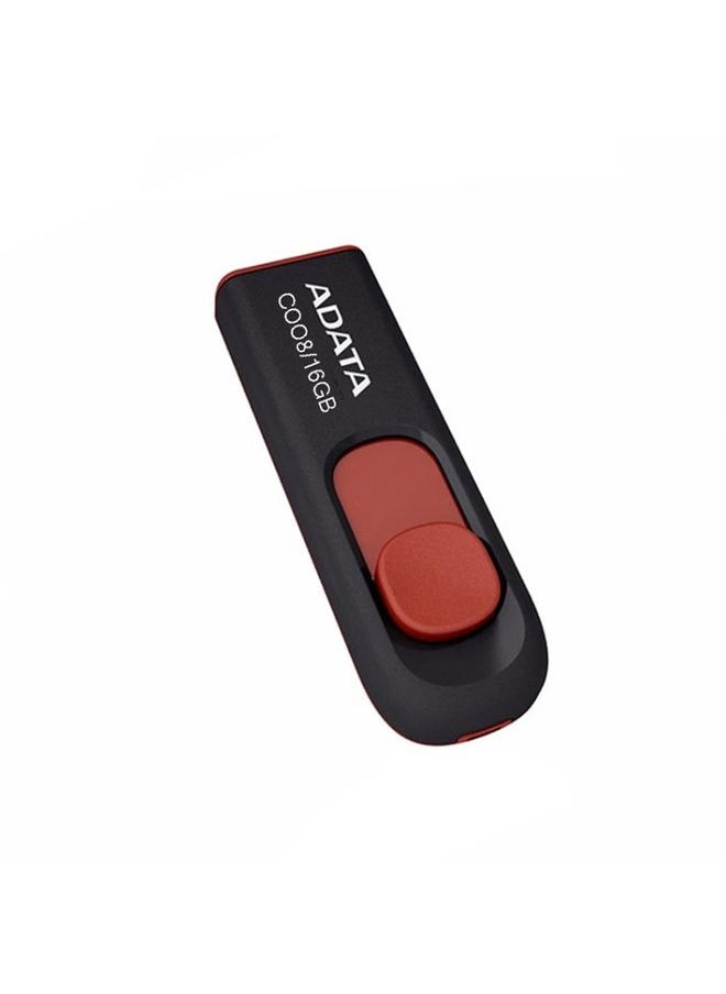 براق ADATA C008 Office Universal USB2.0 U Disk ، السعة: 16 جيجابايت (أحمر)  - Image 1