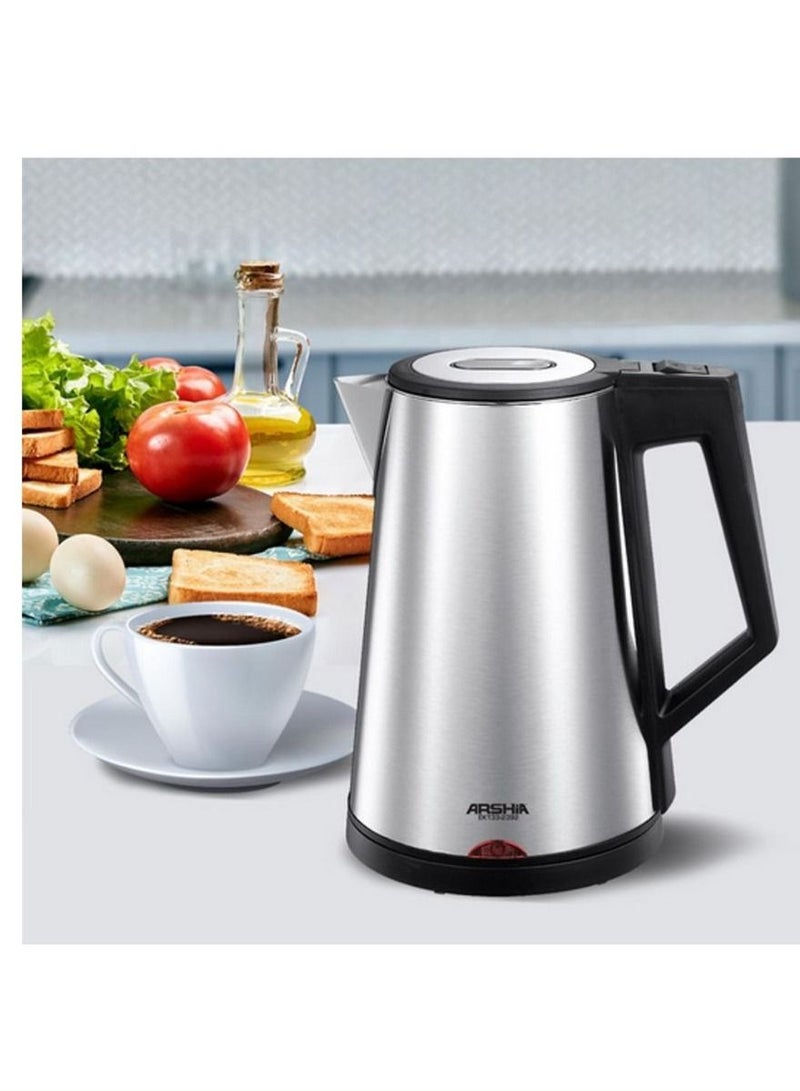 آرشيا Arshia غلاية كهربائية ستانلس ستيل BS - Image 2