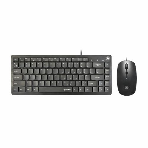 Prodot Set of 2 High-Performance Laptop Size Chicklet Mini Keyboard and Mouse Combo for Computer, Laptop, PC - Image 1