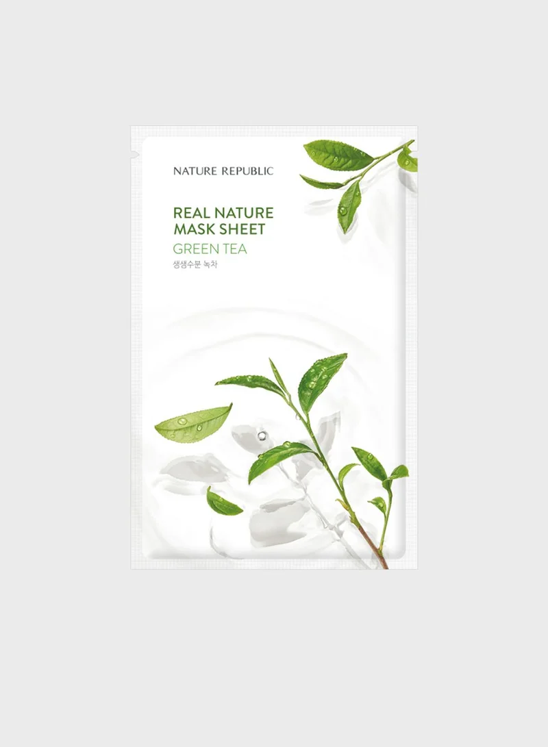 NATURE REPUBLIC Real Nature Green Tea Mask Sheet