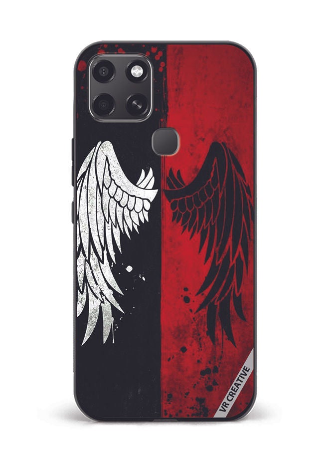 VR CREATIVE Protective Case Cover For Infinix Smart 6 Wings Design Multicolour - Image 1