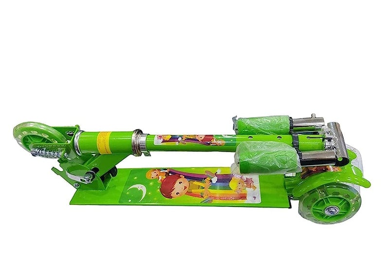 Kids Aluminum 3-Wheel Scooter, Green