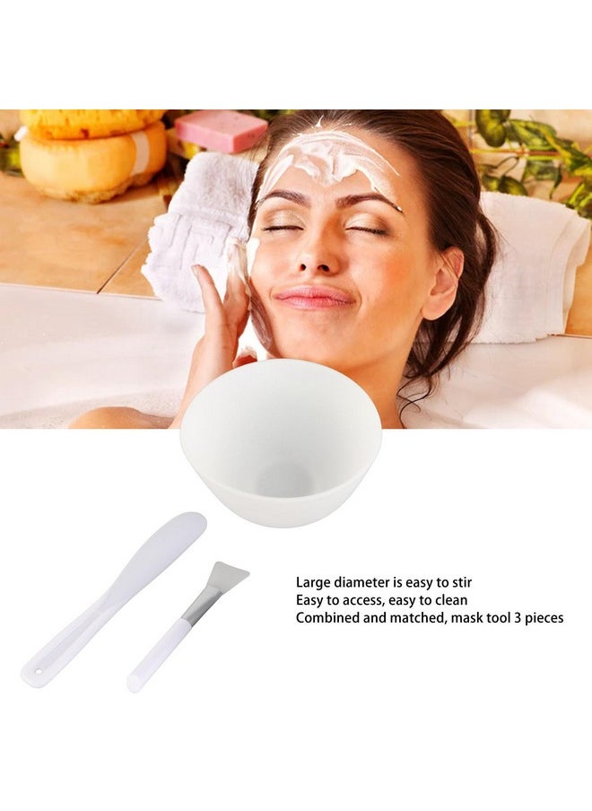 Face Mask Mixing Bowl Set Facemask Mixing Tool Kit With Facial Mask Bowl Stick Spatula Silicone Face Mask Brush & Premium Soft Face Brushes