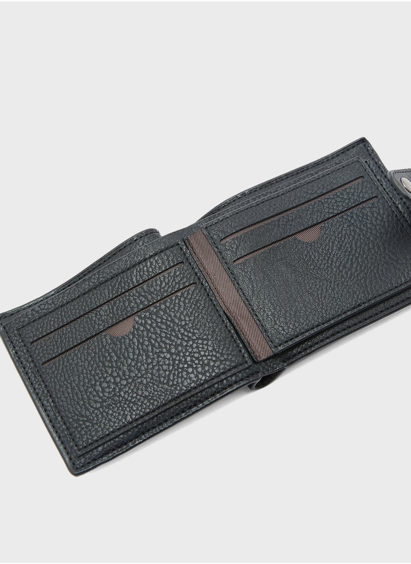 Robert Wood - Bi Fold Wallet With Multiple Card Holder Pockets - Image 1
