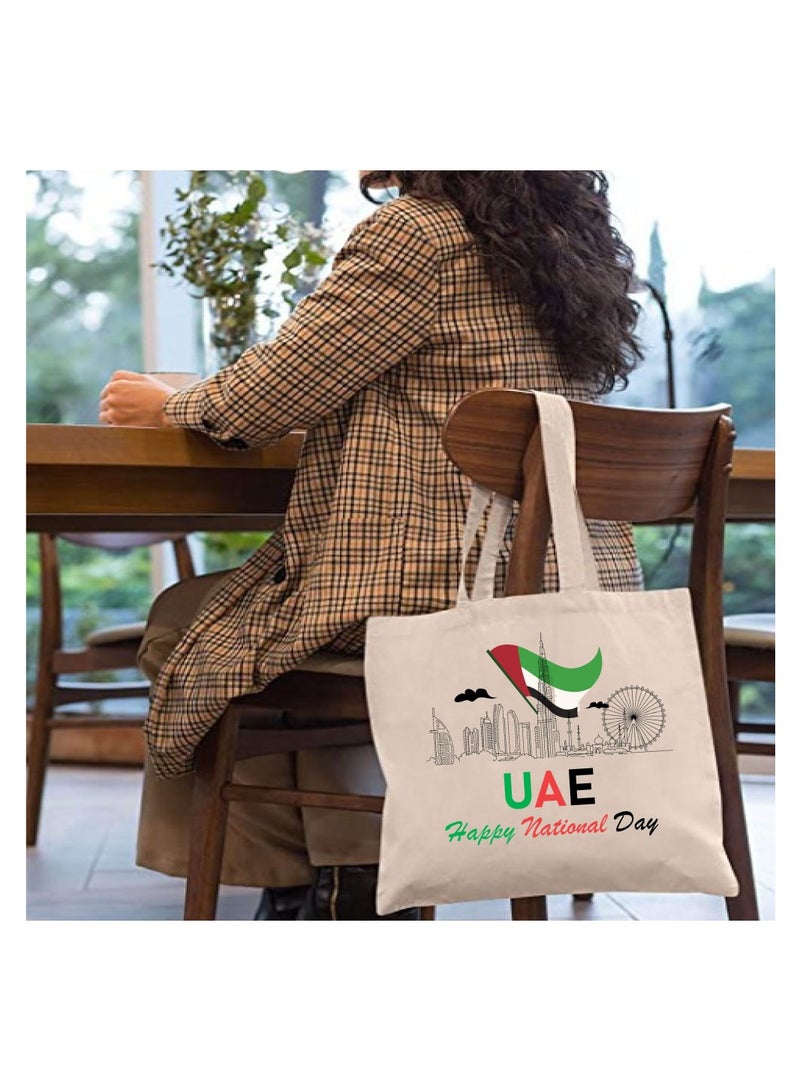UAE National Day Printed Canvas Cotton Bags-Reusable Bags - Image 3
