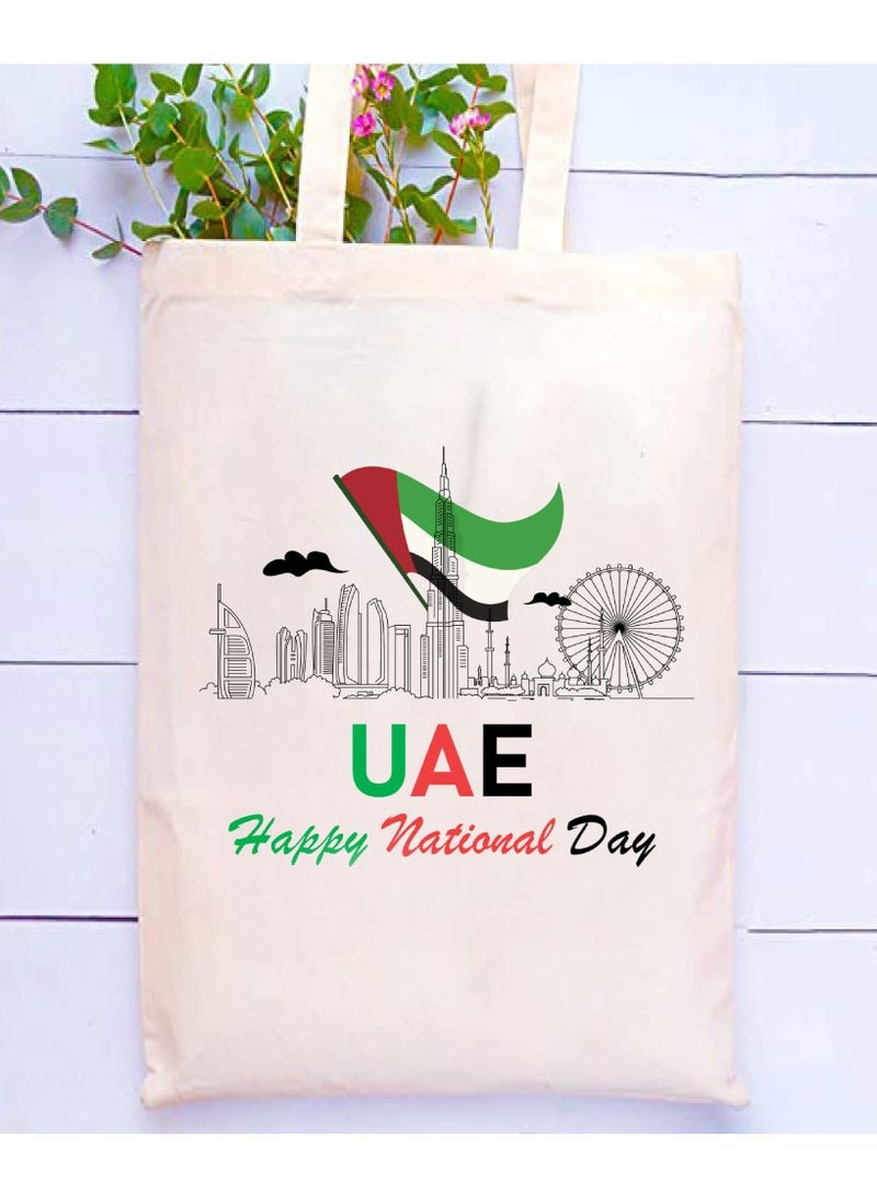 UAE National Day Printed Canvas Cotton Bags-Reusable Bags - Image 2