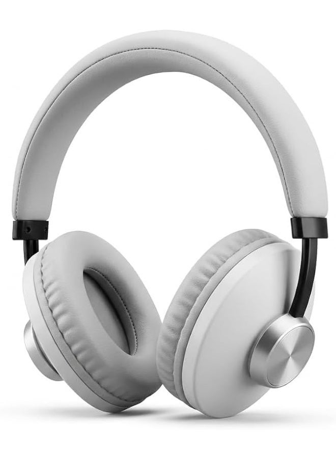 SODO SD-1007 Wireless Bluetooth Headphones, 40mm Stereo Sound, Supports TF External Memory Card, Up to 8 Hours Playtime, Comfortable Design with Soft Adjustable Ear Cushions, Silver Color - Image 1