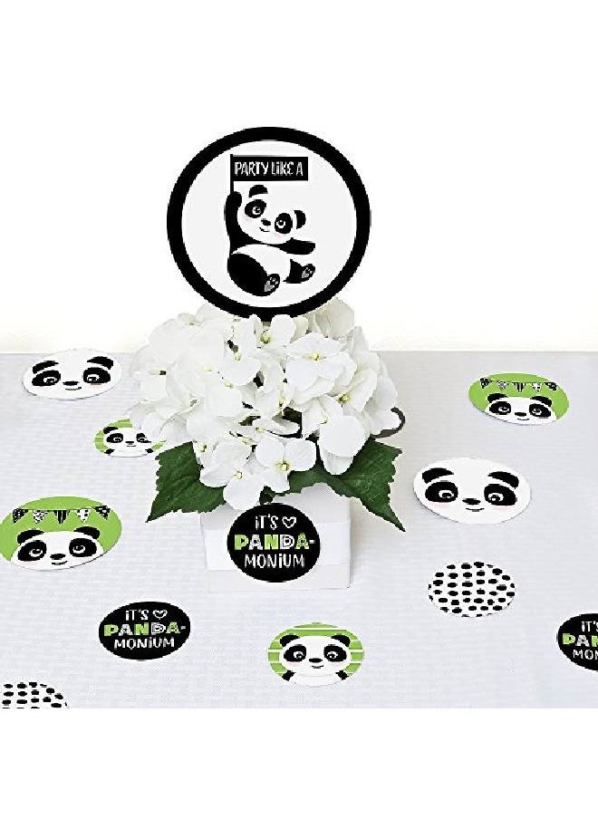 Big Dot of Happiness Party Like A Panda Bear Baby Shower Or Birthday Party Giant Circle Confetti Party Decorations Large Confetti 27 Count  - Image 5