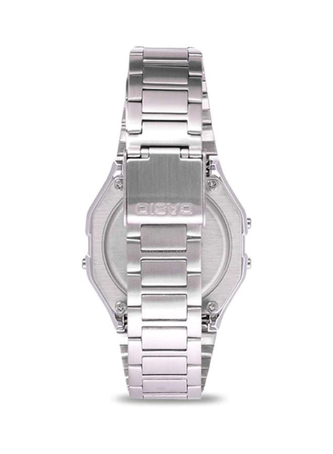 CASIO Men Unisex Stainless Steel Digital Watch A-158WA-1D - 33.2 mm - Image 4