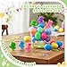 BicMan 36 Pack Prefilled Easter Eggs with Dinosaur Pop Fidget Toys Easter Egg Hunt Basket Stuffers for Kids Easter Classroom Party Favors Prizes - Image 4
