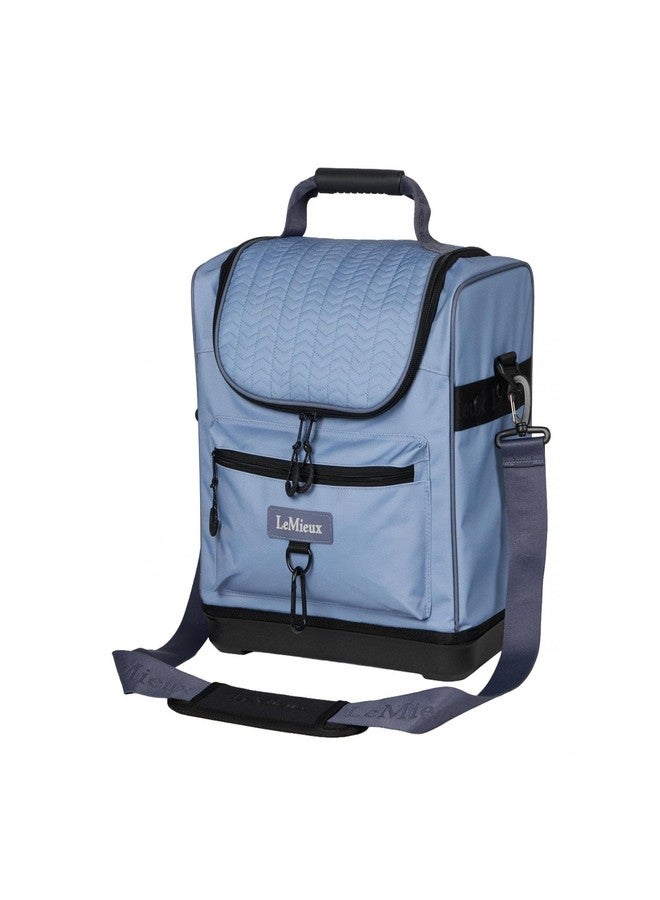 LeMieux Elite Pro Grooming Bag - Horse Grooming Bag - Strong Waterproof Denier Outer - Padded Adjustable Shoulder Strap - One Size - Powder Blue - Image 1