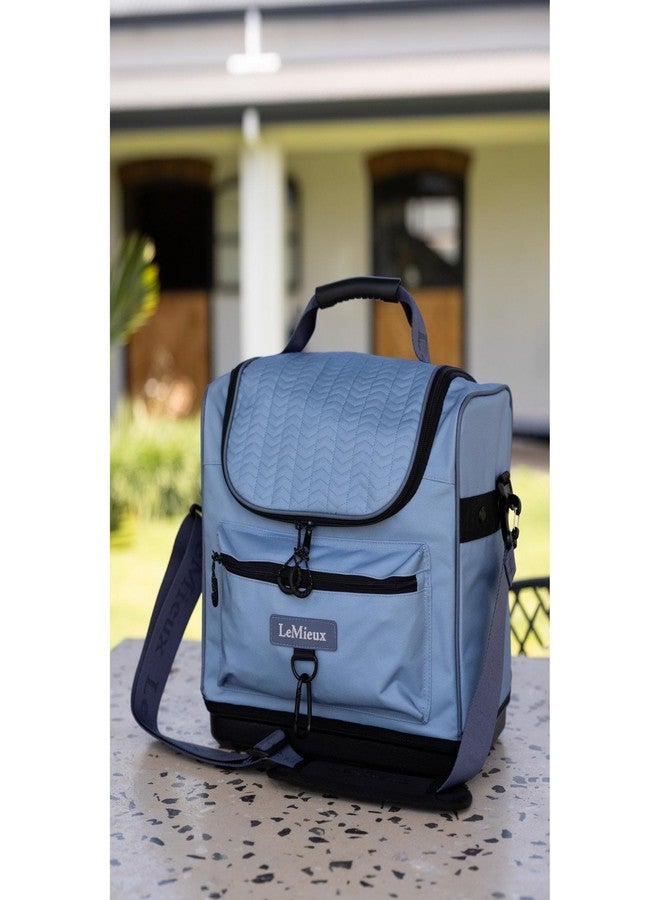 LeMieux Elite Pro Grooming Bag - Horse Grooming Bag - Strong Waterproof Denier Outer - Padded Adjustable Shoulder Strap - One Size - Powder Blue - Image 5
