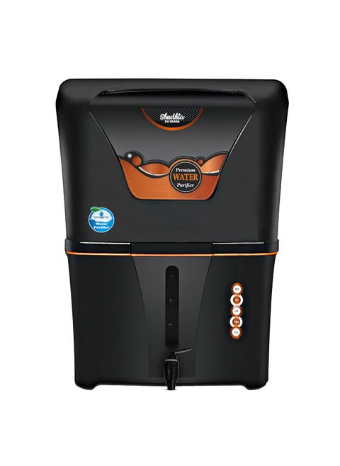 AQUA D PURE 4 in 1 Copper RO Water Purifier with 10 Stage Purification Filtration UV UF TDS Adjuster and 12 Liter Large Storage Tank Suitable for all type of water supply