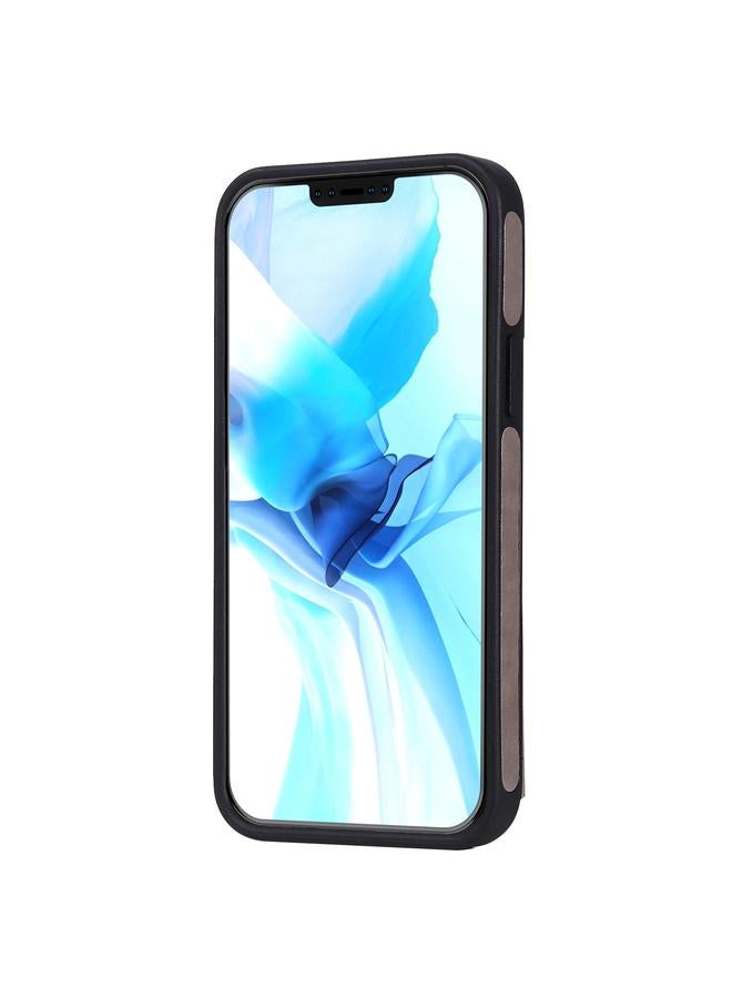 Zaboon Case For iPhone 12 / 12 Pro Butterfly Embossing Pattern Shockproof Protective Case with Holder & Card Slots & Photo Frame - Image 3