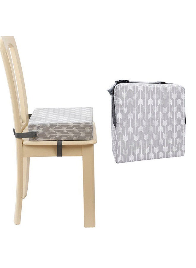 Generic - Toddler Booster Seat for Dining Table Dining Chair Heightening Cushion Highchair Booster for Baby Kids Washable Thick Chair Seat Pad with Safety Buckle Straps - Image 1