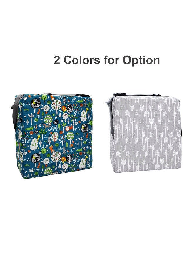 Generic - Toddler Booster Seat for Dining Table Dining Chair Heightening Cushion Highchair Booster for Baby Kids Washable Thick Chair Seat Pad with Safety Buckle Straps - Image 1