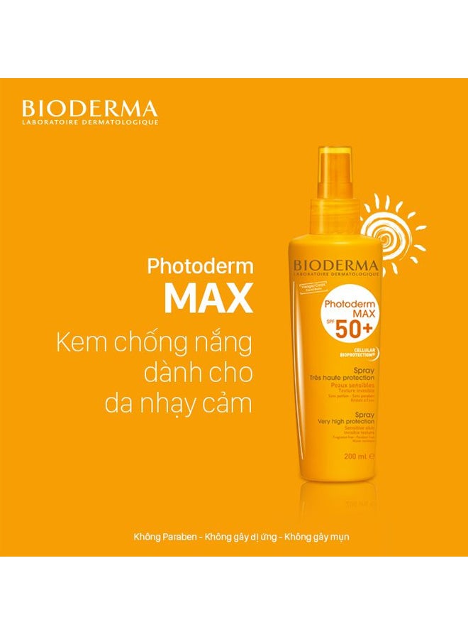 Bioderma Photoderm Max Spray SPF 50+ Clear 200ml - Image 3