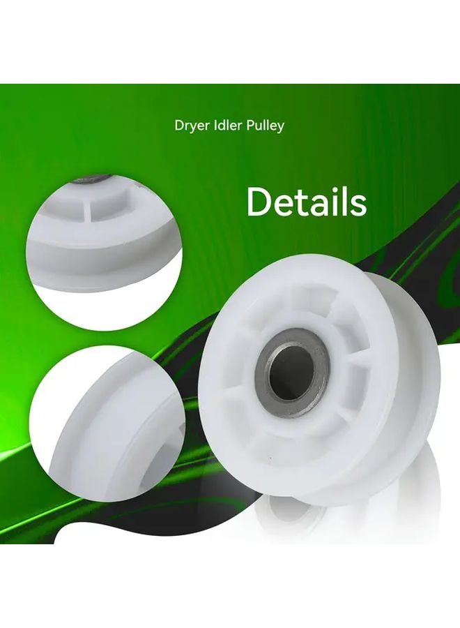 2 Pcs Plastic Metal Dryer Idler Pulley 4560EL3001A - Image 3