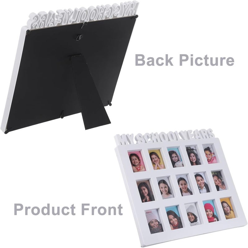 Simple multi-feature universal build KALLORY School Years Picture Frame for White 25x28cm Growth Recording Photo Display Frame for Classroom and Home Decor Daily universal pick Easy daily handling design Long term storage compatible Bulk storage easy optimized build Carefully selected solid material Wide daily application Condition adaptive build Non sticky surface Gulf standard sizing alternatives Air & land transit compatible Post-order arranged dispatch Trusted all-purpose quality Ready order processing Market multi-use trusted quality Full land route delivery Coast & inland available Changing environment compatible Gulf mainstream practical design Daily repeated use trusted quality Reliable local delivery service Light & sturdy Classic practical design Regular scheduled transit Timely planned dispatch - Image 3
