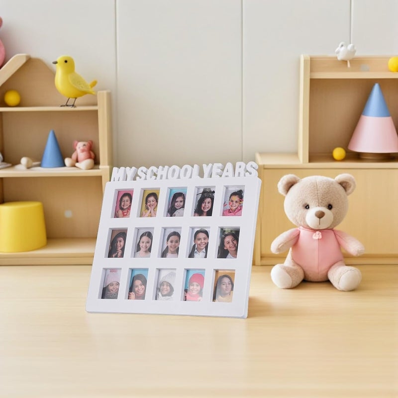 Simple multi-feature universal build KALLORY School Years Picture Frame for White 25x28cm Growth Recording Photo Display Frame for Classroom and Home Decor Daily universal pick Easy daily handling design Long term storage compatible Bulk storage easy optimized build Carefully selected solid material Wide daily application Condition adaptive build Non sticky surface Gulf standard sizing alternatives Air & land transit compatible Post-order arranged dispatch Trusted all-purpose quality Ready order processing Market multi-use trusted quality Full land route delivery Coast & inland available Changing environment compatible Gulf mainstream practical design Daily repeated use trusted quality Reliable local delivery service Light & sturdy Classic practical design Regular scheduled transit Timely planned dispatch - Image 5