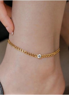 Stainless Steel 18k Gold Plated Anklet - pzsku/Z736AE6A066419287A3A0Z/45/_/1730847733/950ea9c1-cf7e-4b88-9916-068897cbf5f2