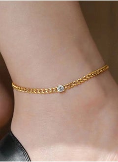 Stainless Steel 18k Gold Plated Anklet - pzsku/Z736AE6A066419287A3A0Z/45/_/1730847734/1dd8d0a8-504d-4ac3-827a-a74f2e8b2267