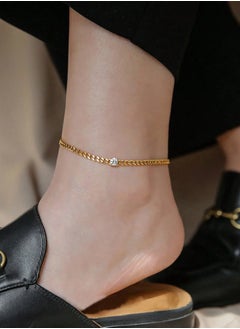 Stainless Steel 18k Gold Plated Anklet - pzsku/Z736AE6A066419287A3A0Z/45/_/1730847734/b6b3c2ea-4fab-41e7-9b7b-1a7feafbe0de