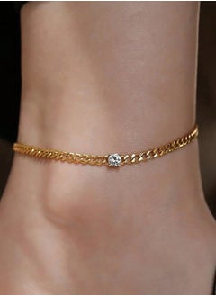 Stainless Steel 18k Gold Plated Anklet - pzsku/Z736AE6A066419287A3A0Z/45/_/1730847735/4c5a3fc0-c301-4e07-9aaf-901030a65fdc