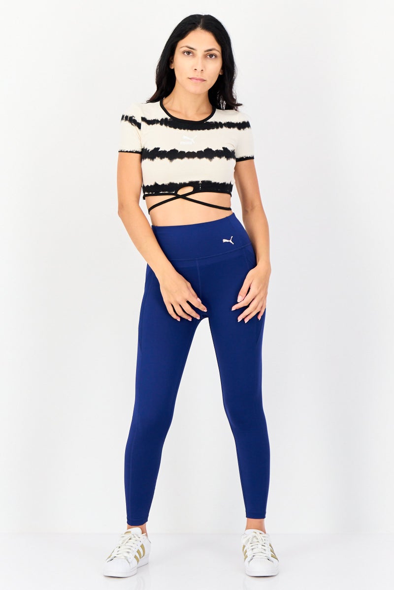 PUMA Women Sportswear Fit Short Sleeves Outdoor Crop Top, Multicolor - Image 3